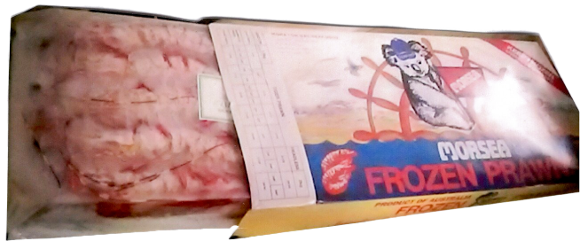 -196℃液化窒素・冷凍海老 150秒解凍