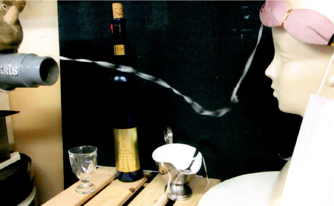 コロナ者と対面、飛来菌吸引排除3