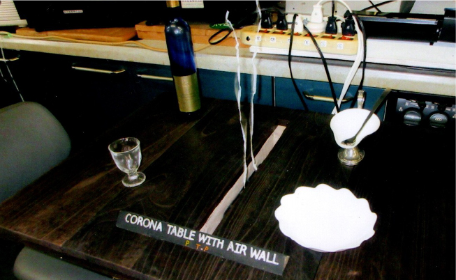 移動ファンとテーブル内臓